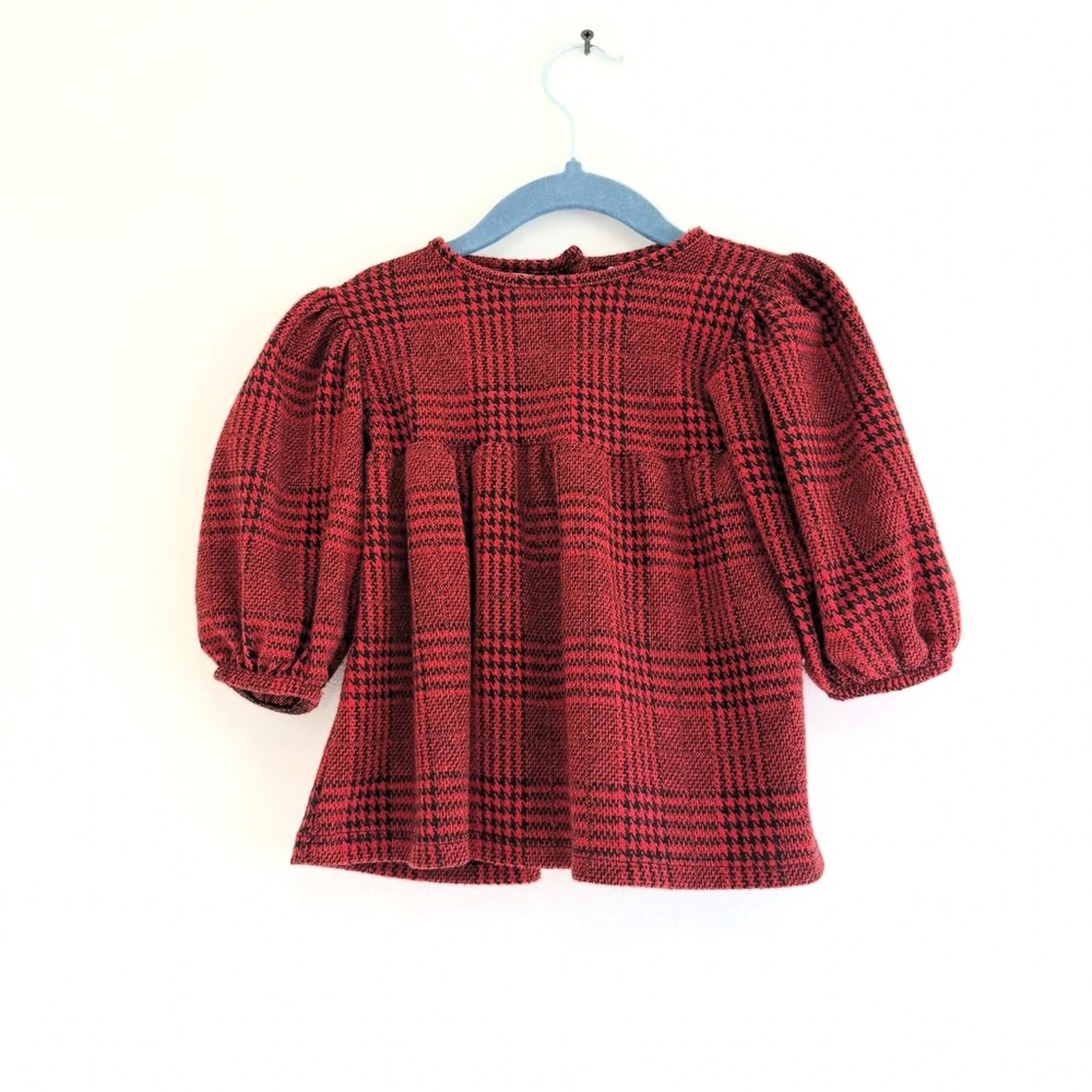 Zara soft red dress 6-9 months